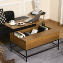 Ranoki Teak Brown Lift Top Coffee Table - Seasonal Overstock