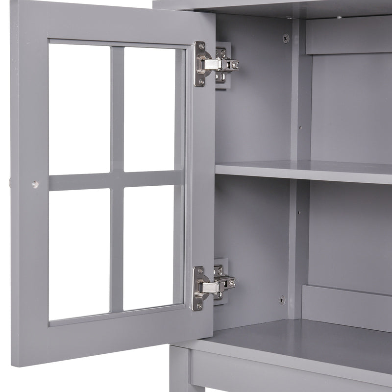 Sina 31.5" Grey Sideboard Cabinet - Seasonal Overstock