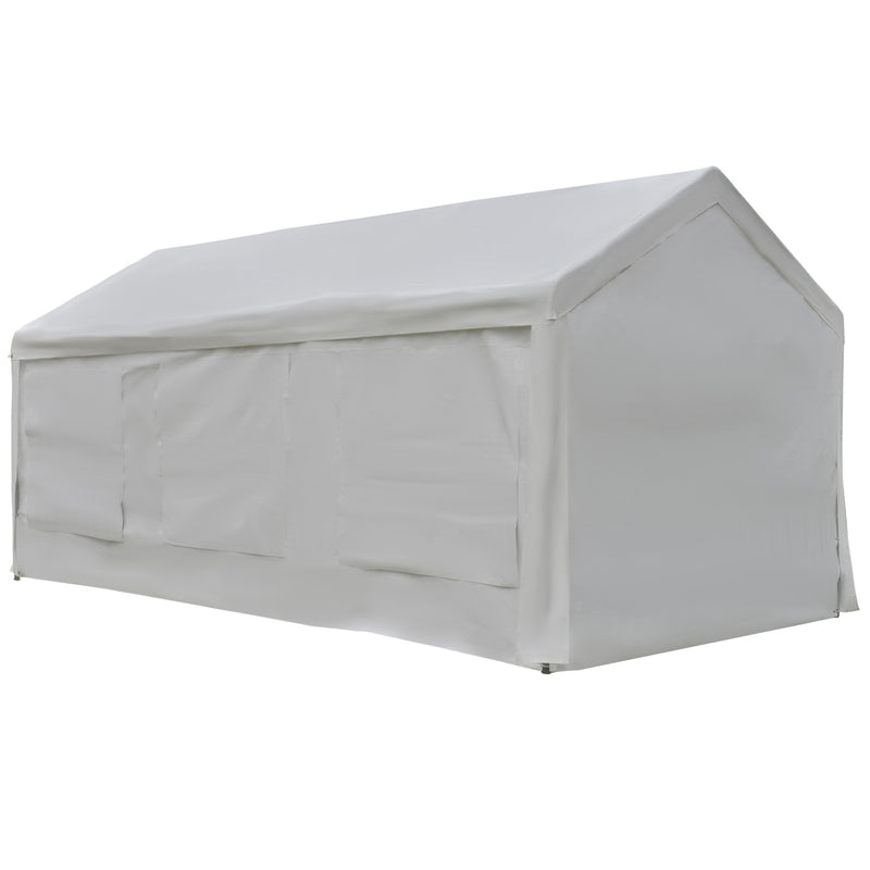 10' x 20' Heavy Duty Canopy Car Tent - Seasonal Overstock