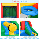 Bouncy Castles, 6 in 1 Bouncy Castle With Water Slide 11.5' x 8.8' x 7' - Seasonal Overstock