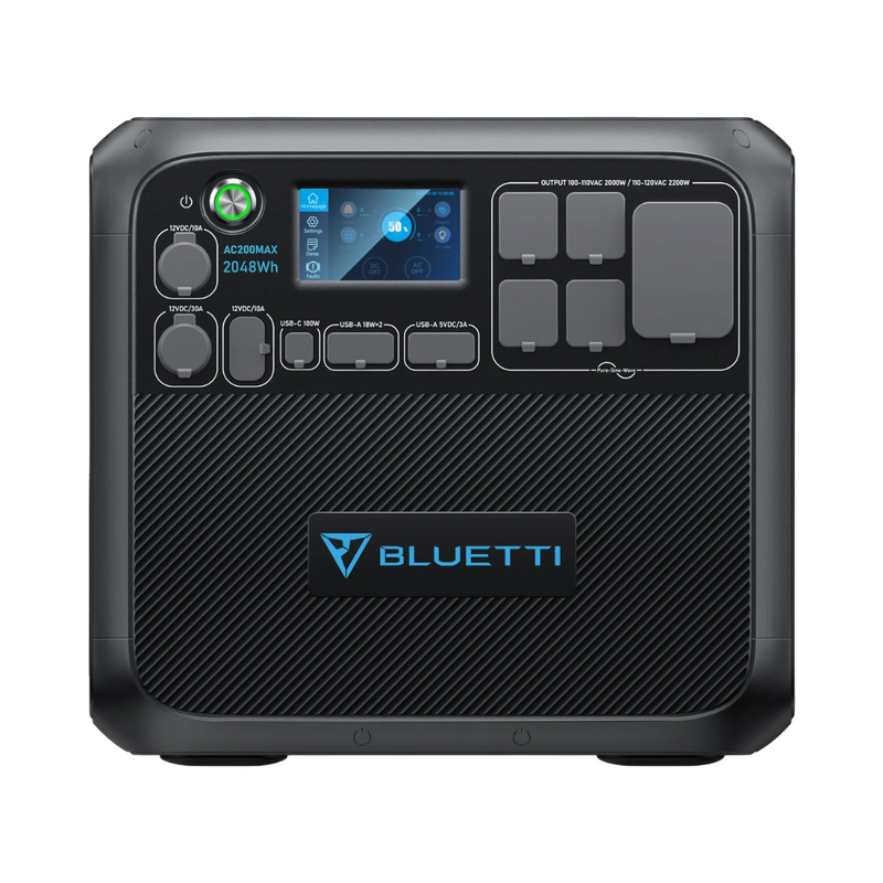 BLUETTI AC200MAX Expandable Power Station 2200W - Flexible From 2048Wh to 8192Wh