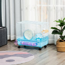 Hamster Cage Kit with Exercise Wheel & Tube - Light Blue - Seasonal Overstock