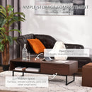 Coffee Tables, Cody Dual Lift Top Modern Coffee Table with Hidden Storage - Brown - Seasonal Overstock
