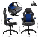 Office Chairs, Kiyo Gaming Chair in Blue Black - Seasonal Overstock