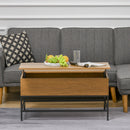 Ranoki Teak Brown Lift Top Coffee Table - Seasonal Overstock