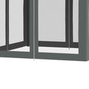 Gazebos, Zella 11' x 11' Light Grey Pop-Up Gazebo with Mesh Walls and Carry Bag - Seasonal Overstock