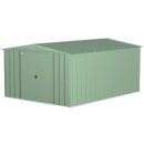 Storage Sheds, 10' x 14' Arrow Classic Steel Storage Shed - Sage Green - Seasonal Overstock