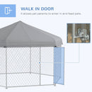 13.5' x 11.5' x 8.5' Outdoor Dog Kennel Play Pen For Dogs with Canopy