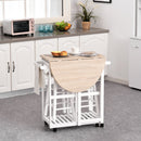 Dining Sets, Mila 3pc Kitchen Cart Table Set - Seasonal Overstock