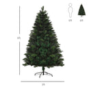 Christmas Trees, 5ft Artificial Green Pop-Up Christmas Tree - Seasonal Overstock