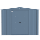 8' x 6' Arrow Classic Steel Storage Shed - Blue Grey - Seasonal Overstock