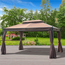 Axton 10' x 13' Two-Tiered Gazebo - Seasonal Overstock