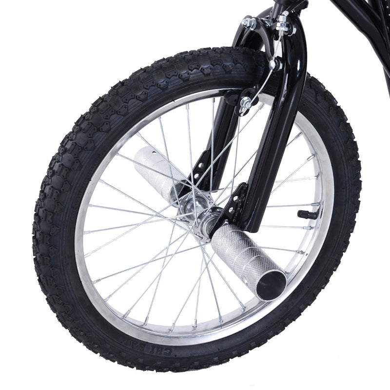 Bike Style Teen Stunt Scooter - Black - Seasonal Overstock