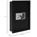 Digital Wall Safe 19" x 14" - Black - Seasonal Overstock
