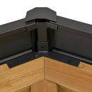 Harrison 13' x 11' Steel Roof Wood Frame Gazebo - Seasonal Overstock