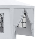 Canopy Tents, 10' x 28' White Party Canopy Tent with 8 Wall Panels - Seasonal Overstock