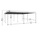 17' x 17' Quik Shade Commercial Pop-Up Canopy - Seasonal Overstock