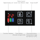 Fireplaces, 36" Wall Mounted Electric Fireplace with Heat - Seasonal Overstock