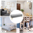 Benches, Ariya 47" Velvety Grey Button Tufted Upholstered Ottoman Bench - Seasonal Overstock