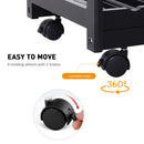 Kitchen Cart, Kinsley Rolling Kitchen Cart - Black - Seasonal Overstock