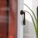 Mini Electric Fireplace with Realistic Flame - White - Seasonal Overstock