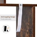 Shar Rustic Industrial 4-Tier Bookshelf - Seasonal Overstock