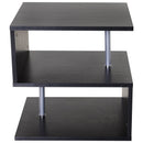 Sylas End Table Shelf - Black - Seasonal Overstock