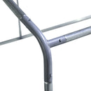 Small Animal Habitats & Cages, 10' x 6.5' Steel Walk-In Chicken Coop Pen with Peaked Roof and Canopy - Seasonal Overstock