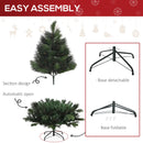 Christmas Trees, 5ft Artificial Green Pop-Up Christmas Tree - Seasonal Overstock