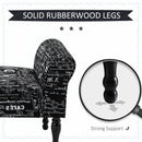 Benches, Kali 51" Black Upholstered Script Bench - Seasonal Overstock