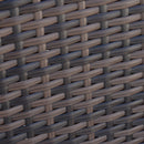 Patio Furniture, Okana 3pc Rattan Patio Chairs & Table Set - Coffee Brown - Seasonal Overstock