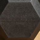 Set of Two 30lb Rubberized Hexagon Dumbbell Weights (60 lbs Total) - Seasonal Overstock