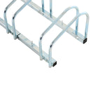 5 Bike Parking Rack - Silver - Seasonal Overstock