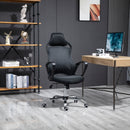 Boman High Back Swivel Office Chair - Black - Seasonal Overstock