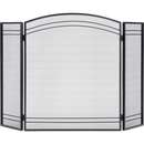 Classic Black Fireplace Screen - Seasonal Overstock