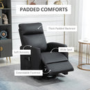 Durango Faux Leather Lift Assist Chair - Black