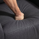 Recliner Chair, Elliot Dark Grey Manual Reclining Chair - Seasonal Overstock