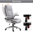 Office Chairs, Vincent Grey Executive Desk Chair - Seasonal Overstock