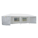 10' x 30' White Party Tent with 5 Wall Panels - Seasonal Overstock