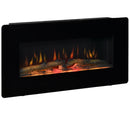 Fireplaces, 36" Wall Mounted Electric Fireplace with Heat - Seasonal Overstock