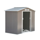 Storage Sheds, 7' x 4' Steel Outdoor Storage Shed - Grey - Seasonal Overstock