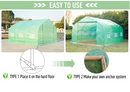 Greenhouses, 11.5 x 10ft Soft-Cover Greenhouse in Green - Seasonal Overstock