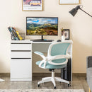 Gregson White Computer Desk with Drawers - Seasonal Overstock