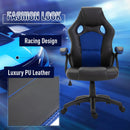 Office Chairs, Kiyo Gaming Chair in Blue Black - Seasonal Overstock