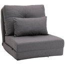 Kids Furniture, Remi Reclining Floor Lounger Chair Dark Grey - Seasonal Overstock