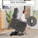 Lift Chairs, Ryder2 Powered Lift Recliner Chair Grey - Seasonal Overstock