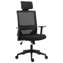 Office Chairs, Trevon High Back with Lumbar Support Mesh Task Chair Black - Seasonal Overstock