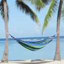Hammocks, Cotton Canvas Hammock - Blue Green - Seasonal Overstock