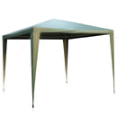 9' x 9' Party Gazebo Canopy Tent - Green - Seasonal Overstock