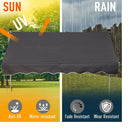 6.5ft Wide Retractable RV / Patio Awning - Grey - Seasonal Overstock